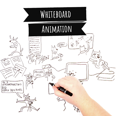 Whiteboard-Animation von unseren Studierenden