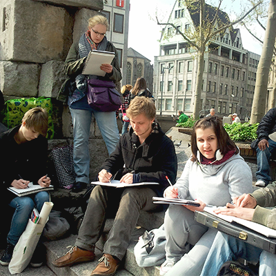 Probestudium „Zeichnen und Design“