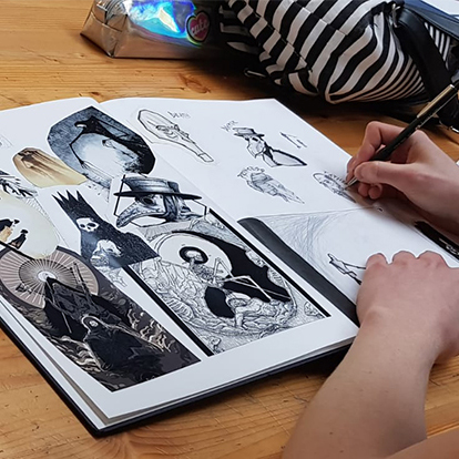 Zeichenkurs in Köln „Zeichnen und Design“